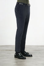 Milano pantalone chino uomo in velluto 500 righe extra slim fit ①
