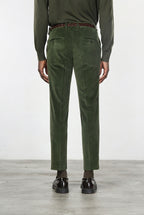 Milano pantalón chino de hombre en pana 500 rayas, extra slim fit ①