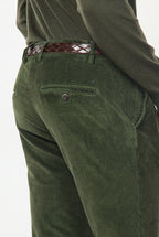 Milano pantalón chino de hombre en pana 500 rayas, extra slim fit ①