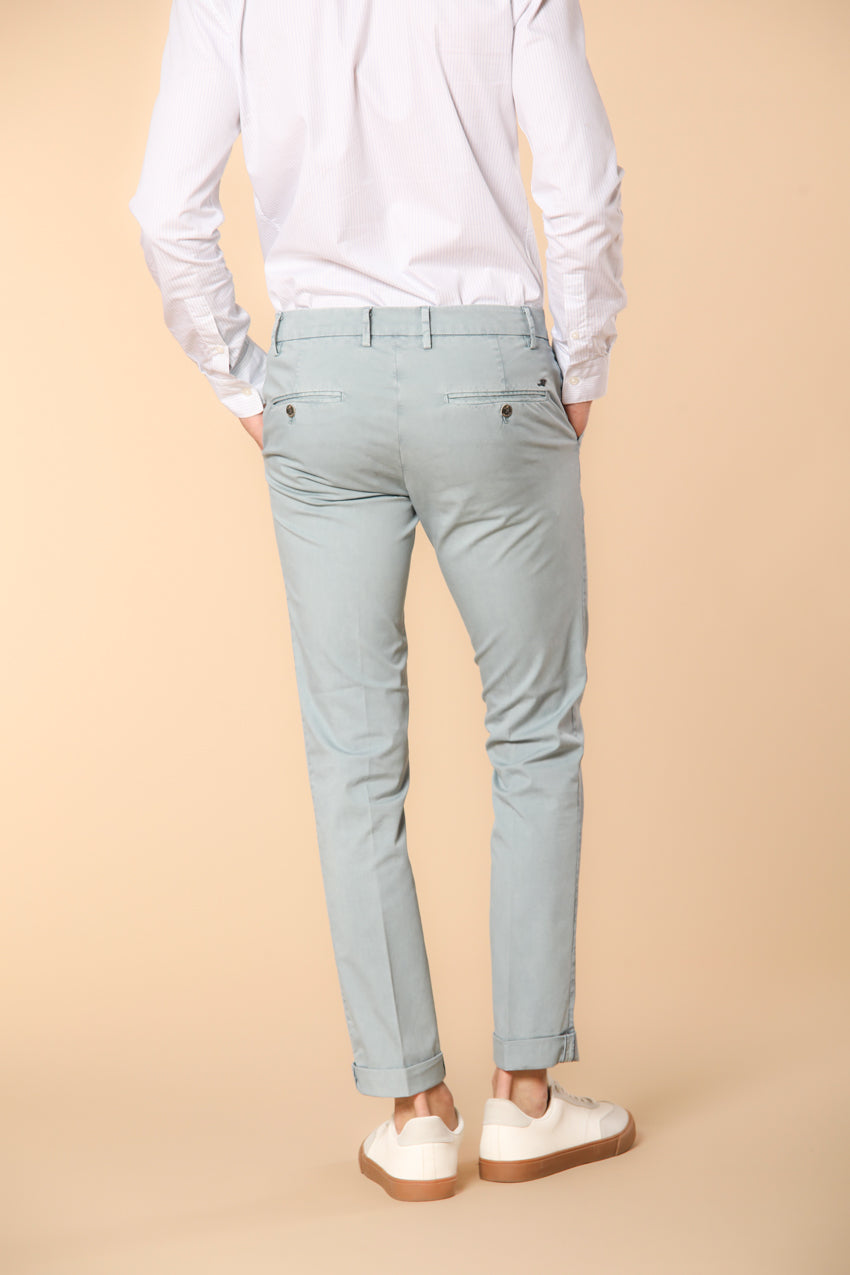 Milano Essential Pantalon chino homme en coton pima twill stretch extra slim fit