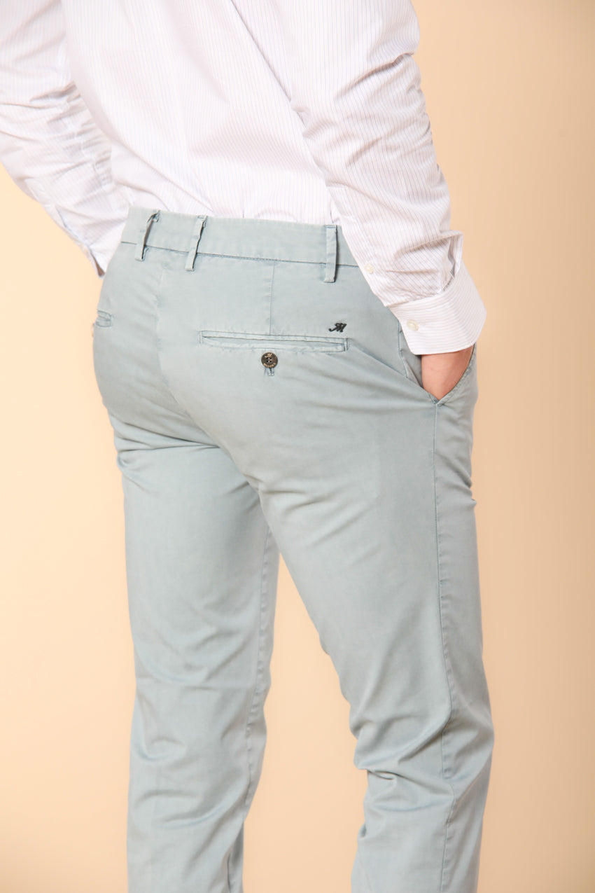 Milano Essential pantalón chino en algodón pima twill stretch Extra slim fit