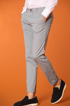 Milano Essential Pantalon chino homme en coton pima twill stretch coupe extra slim fit