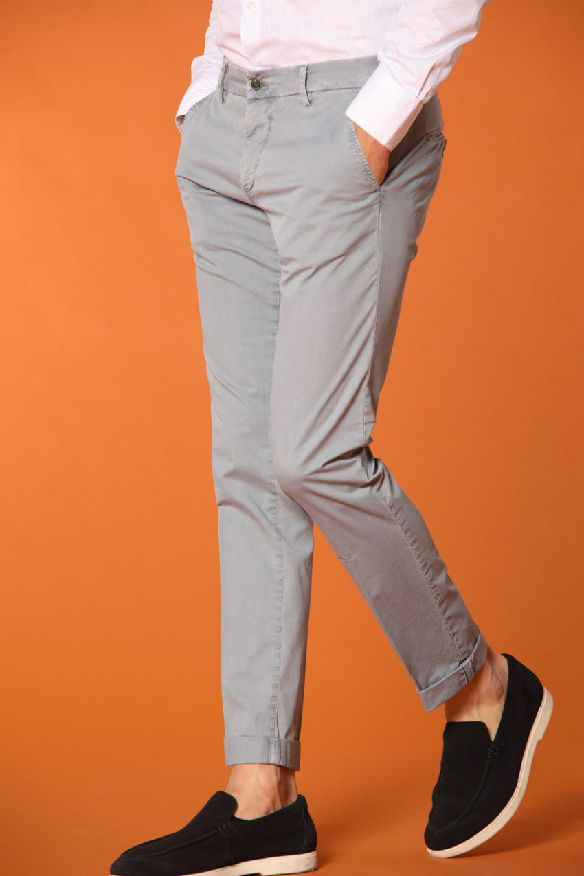 Milano Essential Pantalon chino homme en coton pima twill stretch coupe Extra slim