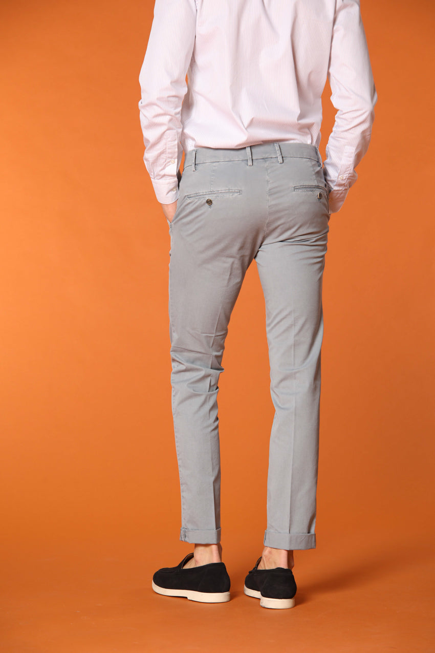 Milano Essential Pantalon chino homme en coton pima twill stretch coupe Extra slim