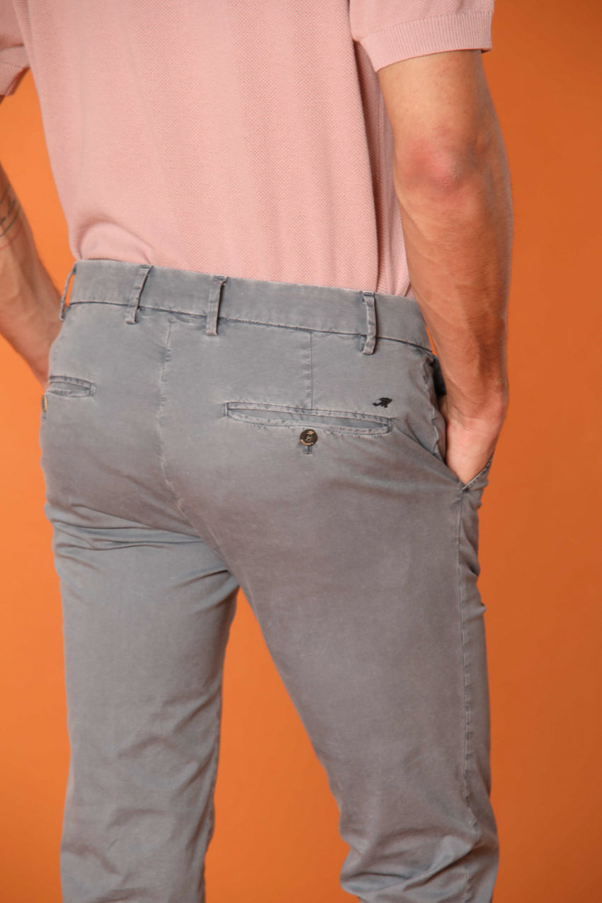 Milano Essential pantalón chino en algodón pima twill stretch extra slim fit