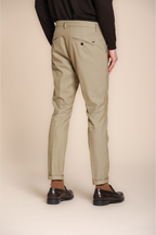 Osaka pantalón chino hombre en algodón lana carrot fit