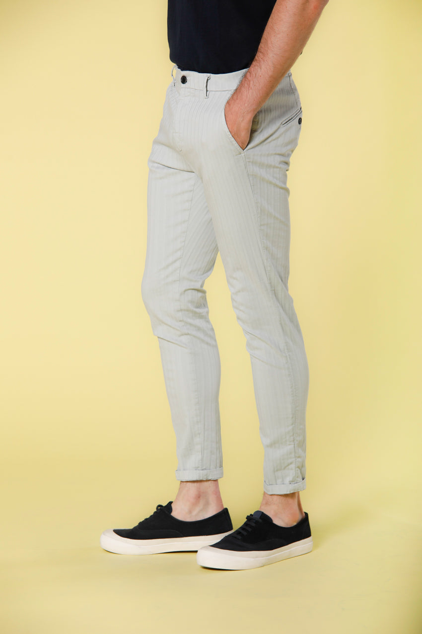 Image 4 du pantalon chino homme en coton stretch célestine avec resca 3D modéle Osaka Style par Mason's