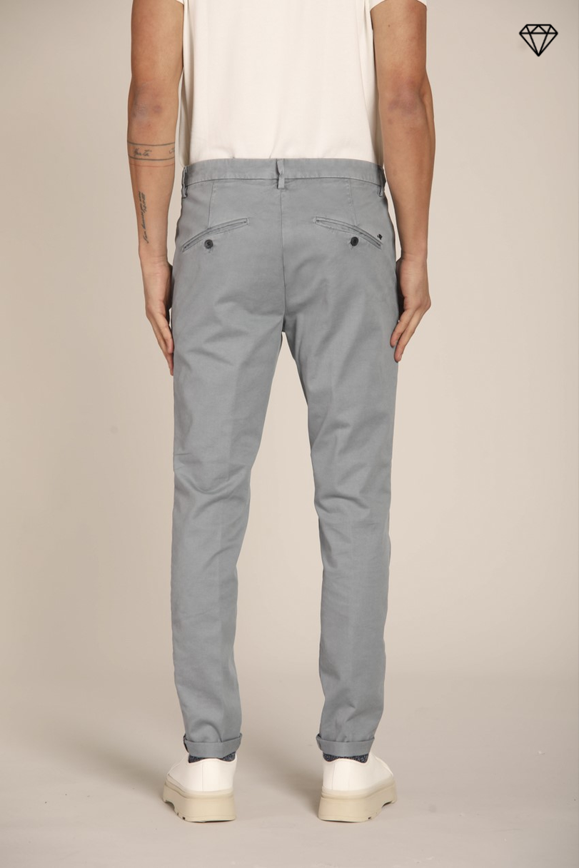 Osaka pantalón chino para hombre de algodón modal elástico con corte carrot ①