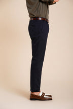 Osaka men's chino pants in fine cotton and lyocell tricotina carrot fit