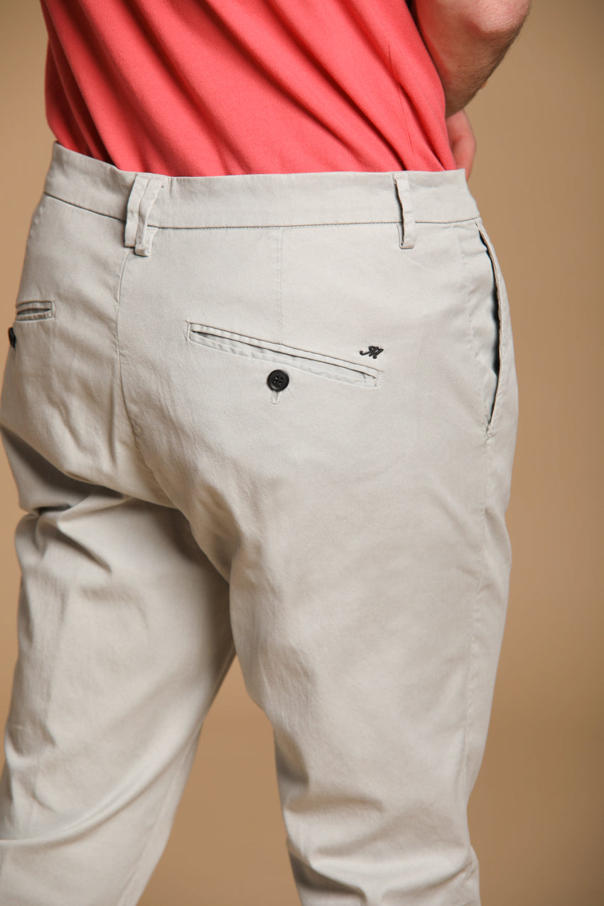 Osaka 1 Pinces pantalón chino hombre en twill de algodón y lyocell carrot fit