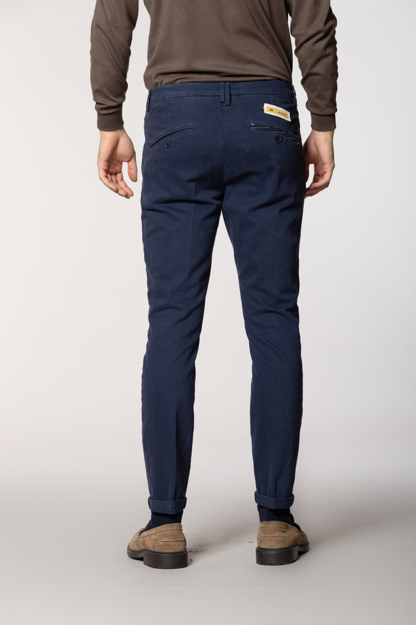 Osaka 1 Pinces men's chino pants in cotton wool carrot fit