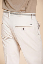 Torino Summer men's chino pants in cotton and lyocell twill slim fit