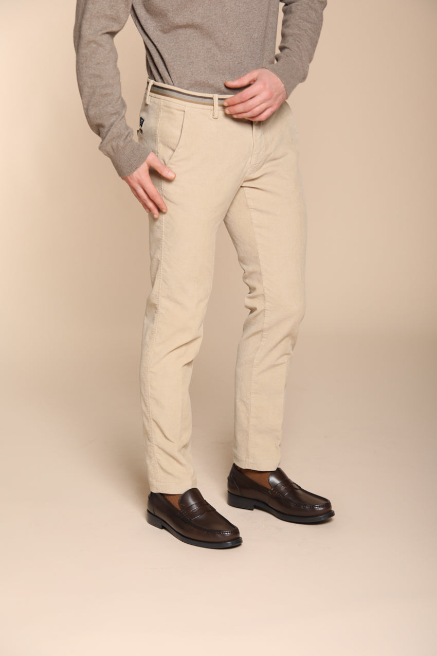 Foto 4 Torino Winter pantalone chino uomo in velluto 1000 righe slim fit