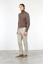 Torino Winter-Chino-Hose für Herren in Gabardine Stretch Slim Fit