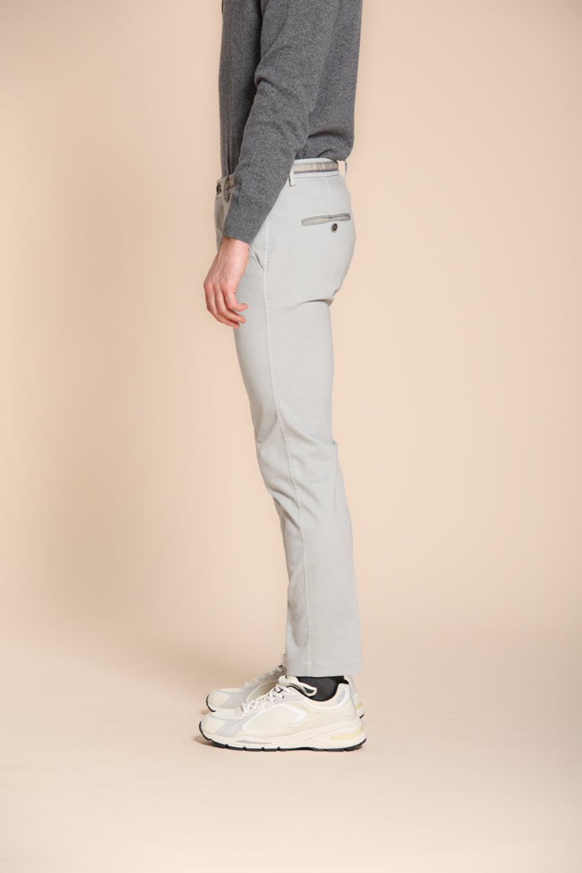 Foto 4 Torino Winter pantalone chino uomo in gabardina stretch slim fit