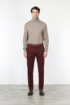 Torino Winter pantalone chino uomo in gabardina stretch slim fit