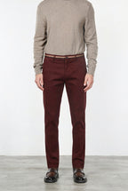 Torino Winter pantalone chino uomo in gabardina stretch slim fit