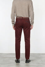 Torino Winter pantalone chino uomo in gabardina stretch slim fit