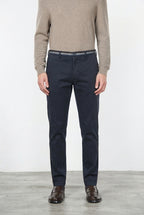 Torino Winter pantalón chino de hombre en gabardina stretch, slim fit