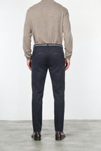 Torino Winter pantalón chino de hombre en gabardina stretch, slim fit