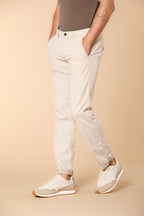 Torino men's chino pants in cover dyed cotton slim fit