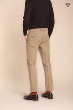 Foto 5 Torino pantalone chino uomo in gabardina slim fit ①