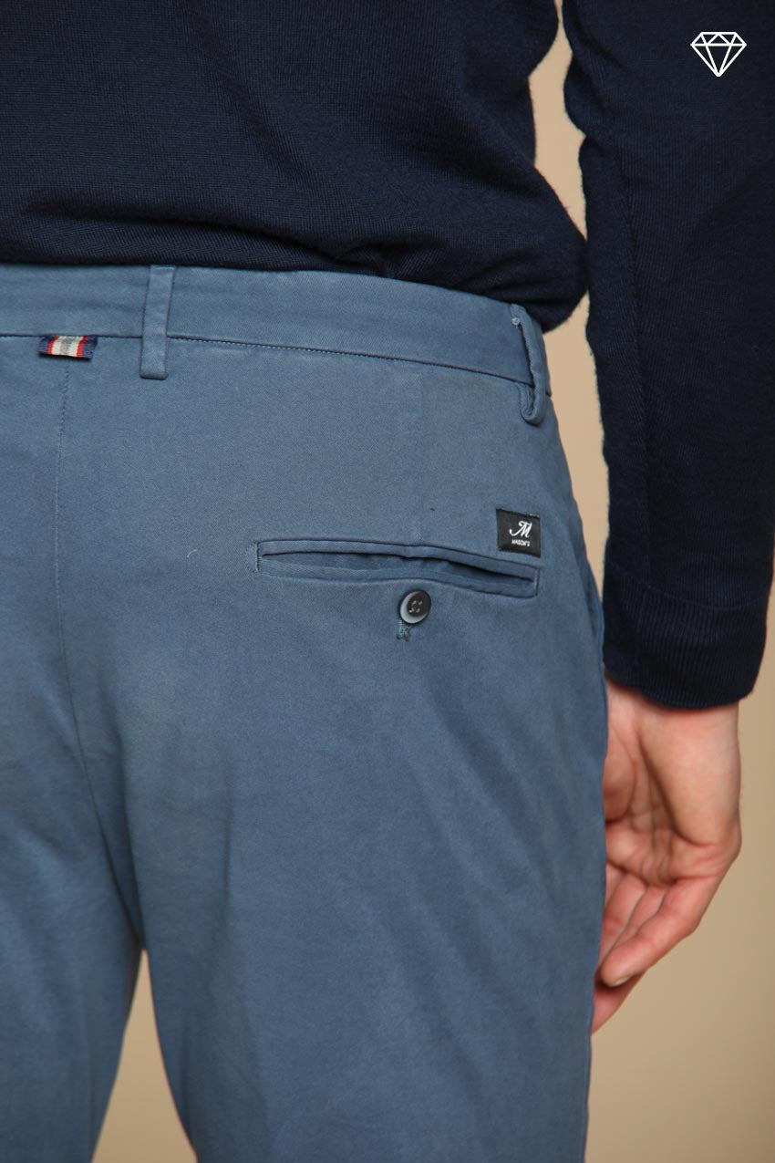 Foto 2 Torino pantalone chino uomo in gabardina slim fit ①