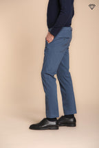 Foto 3 Torino pantalone chino uomo in gabardina slim fit ①