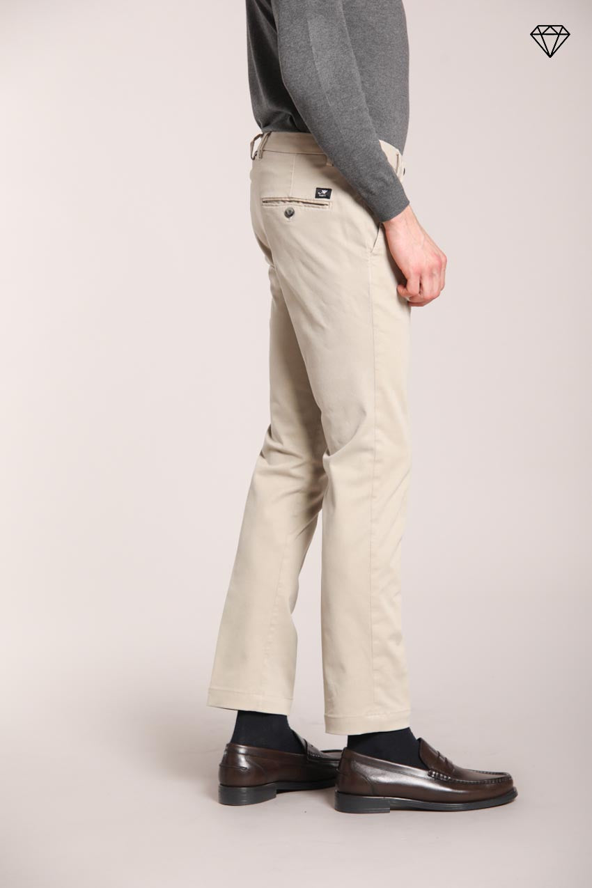 Foto 5 Torino pantalone chino uomo in gabardina slim fit ①