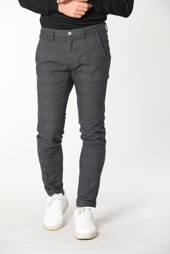 Torino Style man chino pants with mouliné shaded welt pattern slim - Mason's US
