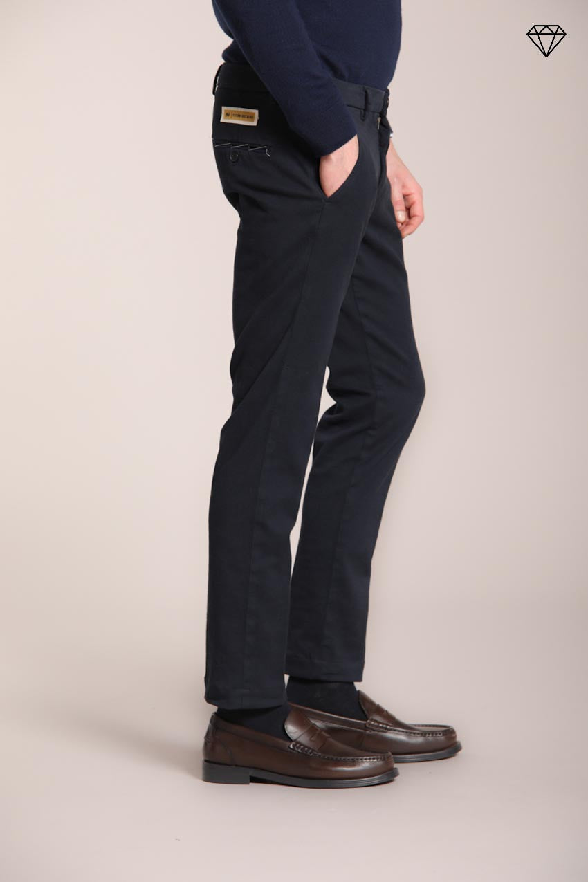Foto 5 Torino pantalone chino uomo in cotone cashmere slim fit ①