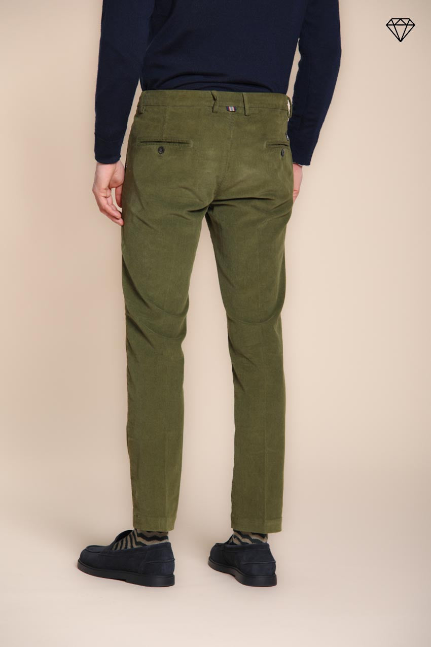 Foto 5 Torino pantalone chino uomo in velluto 1500 righe slim fit  ①