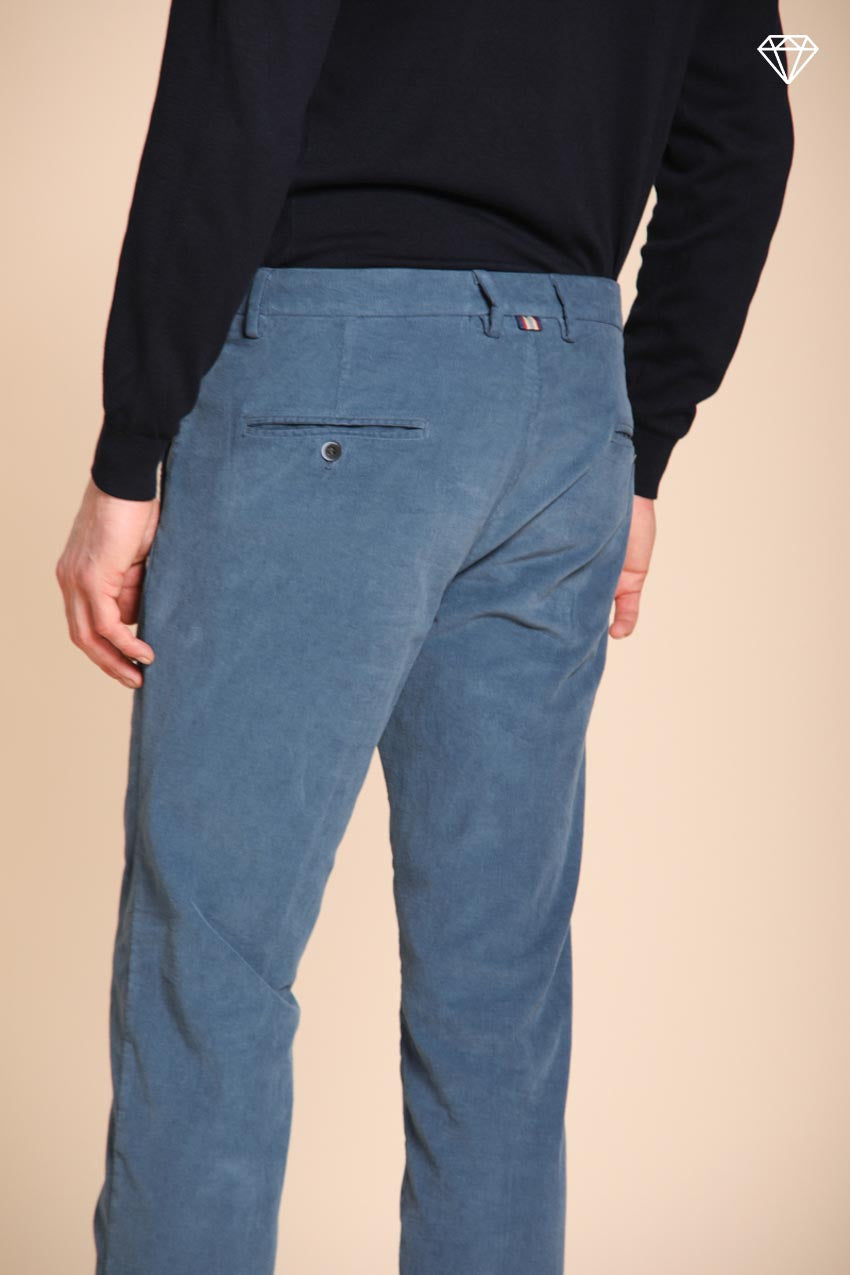 Foto 5 Torino pantalone chino uomo in velluto 1500 righe slim fit  ①