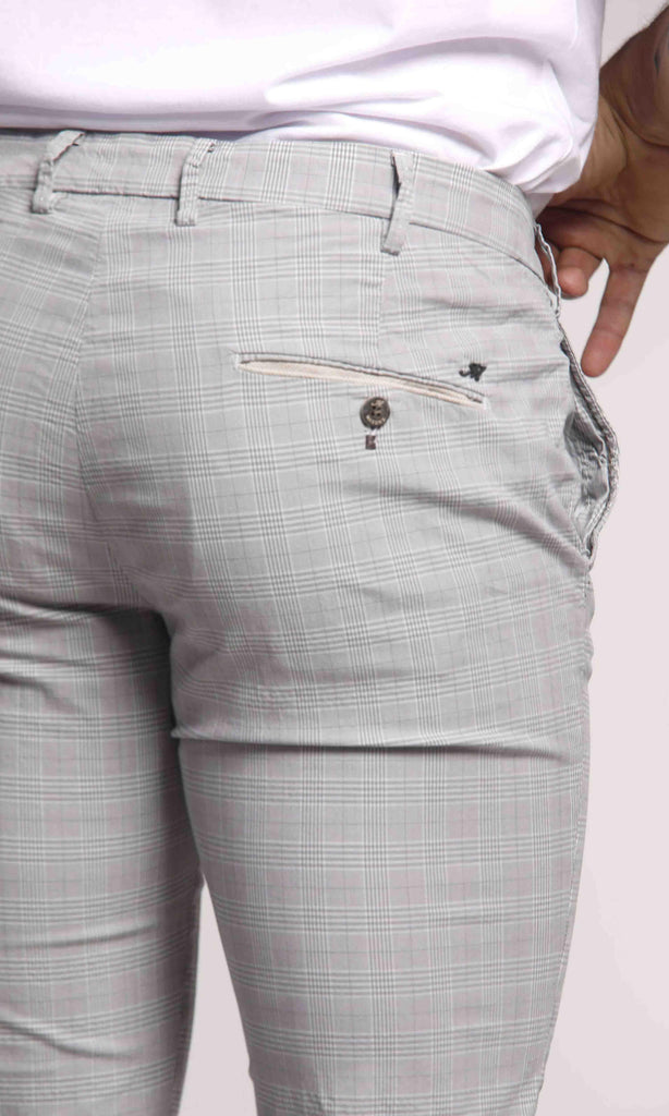 Torino Prestige man chino pants in cotton and tencel with wales pattern slim - Mason's US