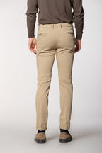 Torino Flex pantalone chino uomo in raso slim fit