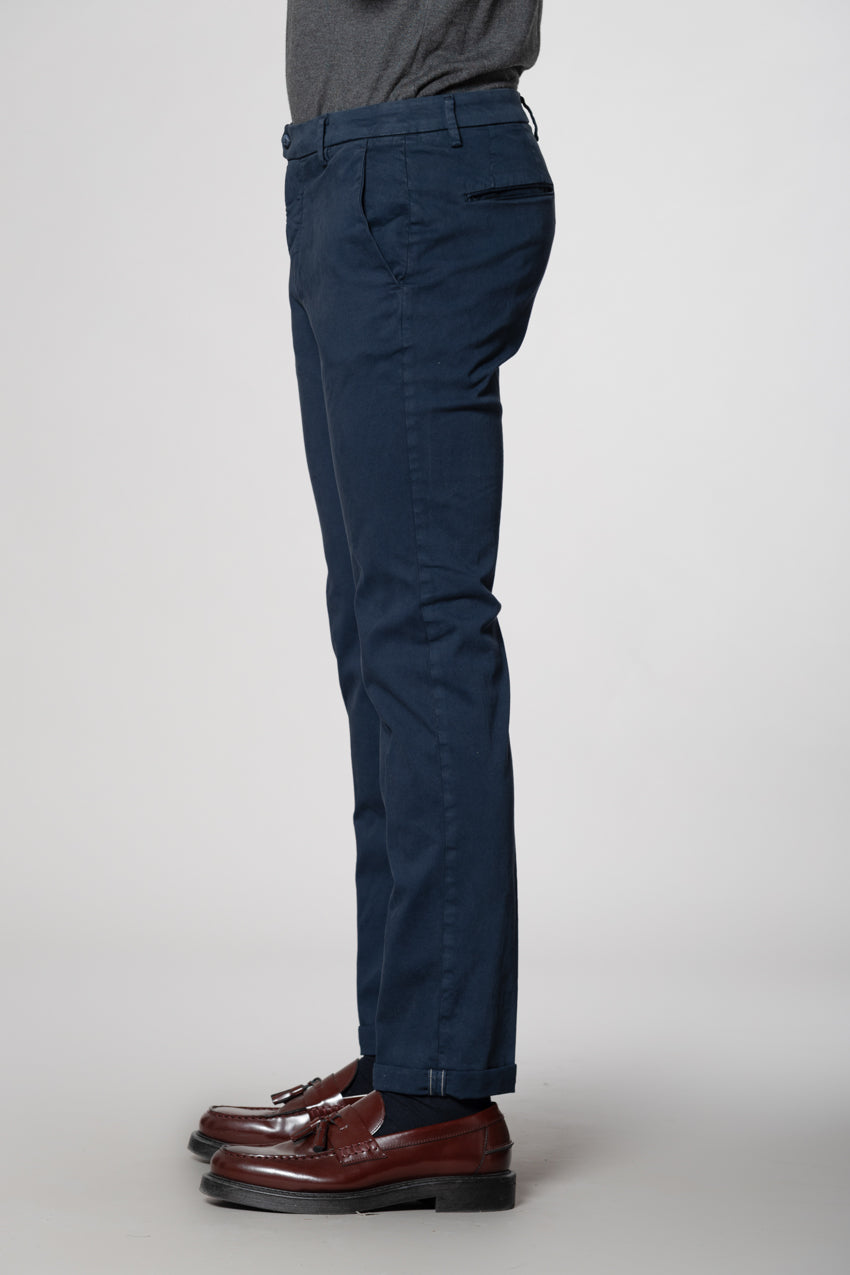 Torino Flex Herren Chinohose aus Satin Slim Fit