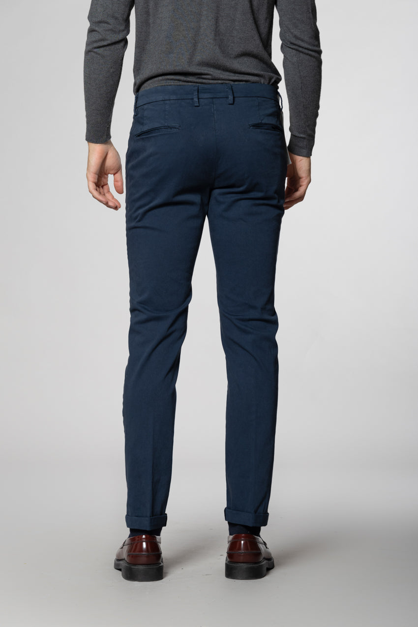 Torino Flex Herren Chinohose aus Satin Slim Fit
