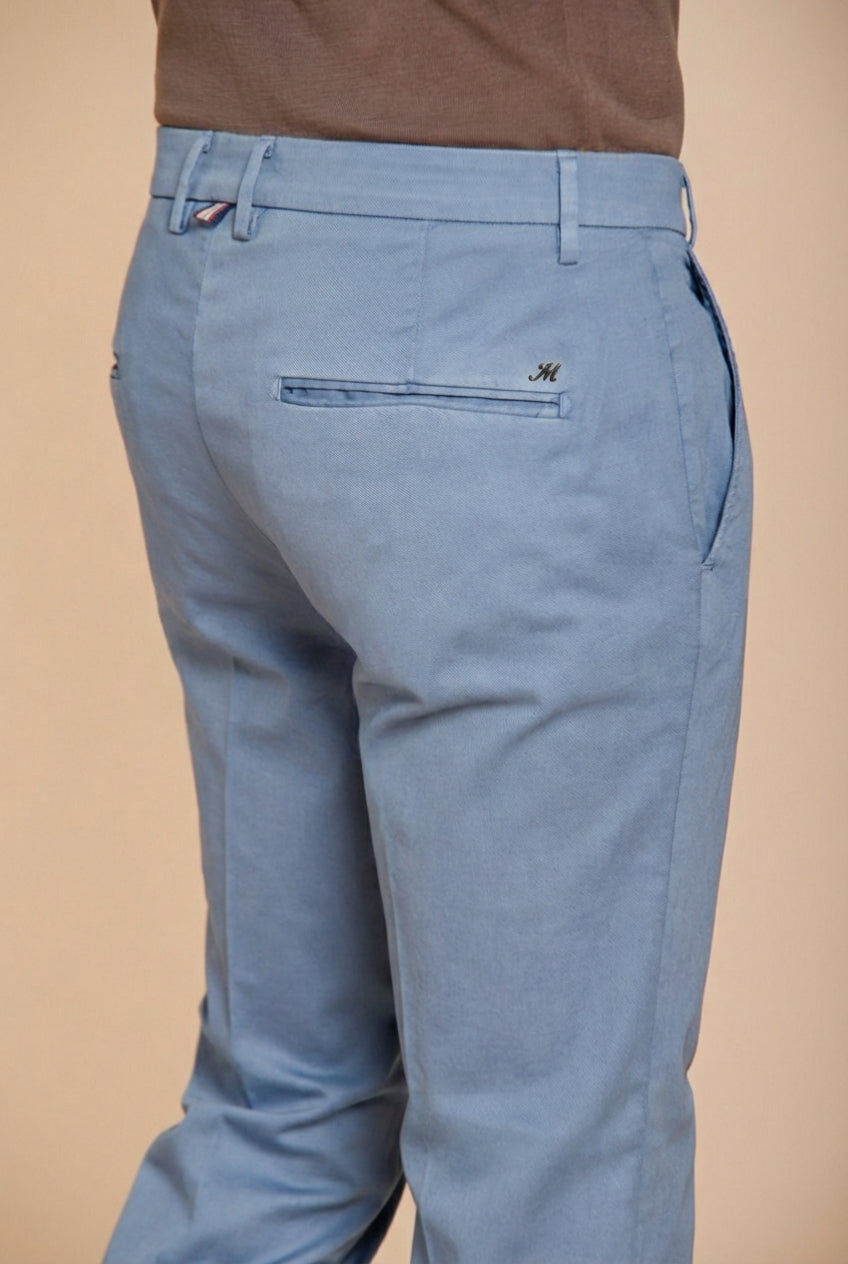 Torino Flex men's chino pants in stretch gabardine slim fit ①