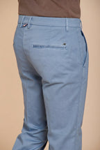 Torino Flex men's chino pants in stretch gabardine slim fit ①