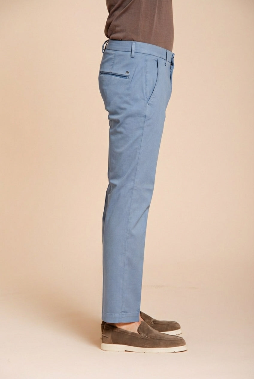 Torino Flex men's chino pants in stretch gabardine slim fit ①