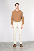 Torino Flex pantalone chino uomo in raso slim fit ①