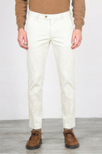Torino Flex pantalone chino uomo in raso slim fit ①