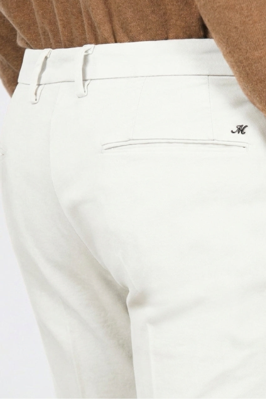 Torino Flex pantalone chino uomo in raso slim fit ①