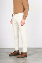 Torino Flex pantalone chino uomo in raso slim fit ①