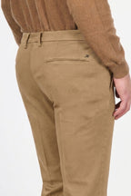 Torino Flex pantalone chino uomo in raso slim fit ①