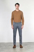 Torino Flex pantalone chino uomo in raso slim fit ①