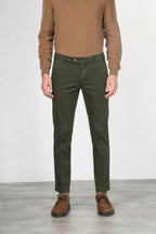 Torino Flex pantalone chino uomo in raso slim fit ①