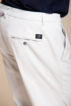 Torino Flex pantalone chino uomo in gabardina stretch slim fit ①