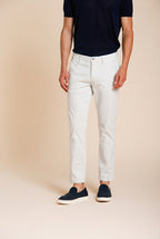 Torino Flex men's chino pants in stretch gabardine slim fit ①