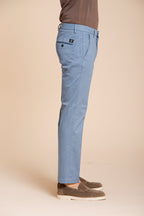 Torino Flex pantalón chino hombre en gabardina stretch slim fit ①